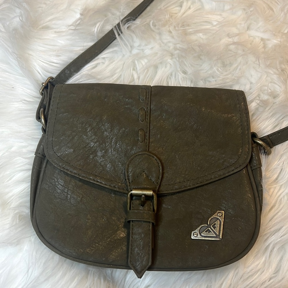 Roxy dark green crossbody bag